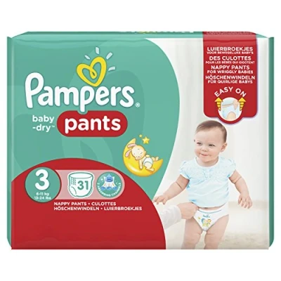 Image of Pampers Baby Dry Pants Size 3 Midi 6 11 kg Economy Pack 31 Nappies