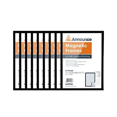 Image of Announce Magnetic Frame A4 Black (10 Pack)