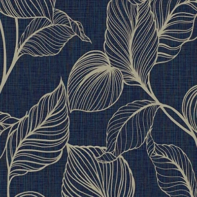Image of Boutique Royal Palm Sapphire Wallpaper