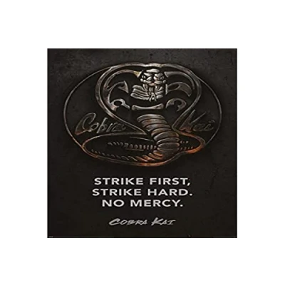 Image of Pyramid POSTER COBRA KAI NO MERCY, multicolour