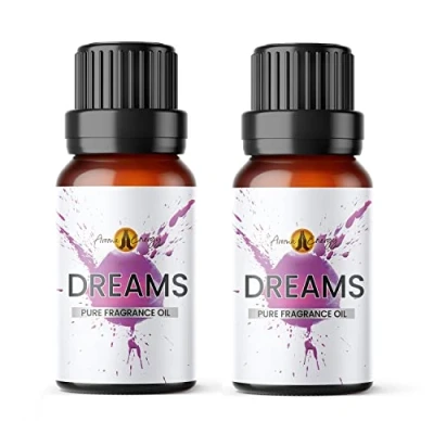 Image of Aroma Energy Dreams Fragrance Oil 20ml (2 x 10ml) Highly Scented for Making Candle, Soap, Wax Melt, Diffuser etc
