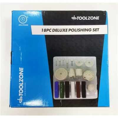 Image of Toolzone 18 Piece Deluxe Polishing Kit