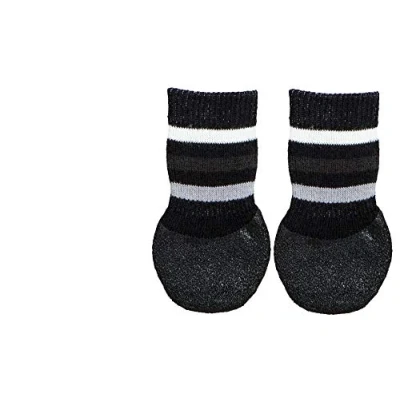 Image of Trixie Non Slip Socks for Dog, Black, X Small/Small