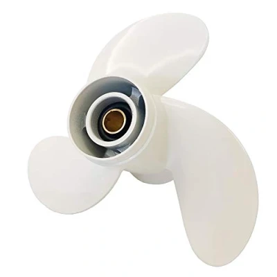 Image of COP Yamaha Outboard Propeller 8 1/2x8 1/2 N for Engine 6hp 8hp 9.9hp F6 F8 F9.9 Boat 6G1 45941 00 EL 8.5x8.5