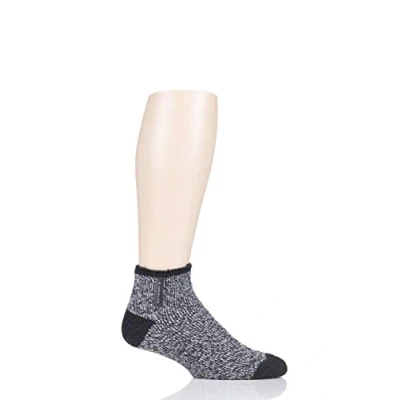 Image of 1 Pair Charcoal Twist Aubin Sleep Socks Men&#039;s 6 11 Mens Heat Holders