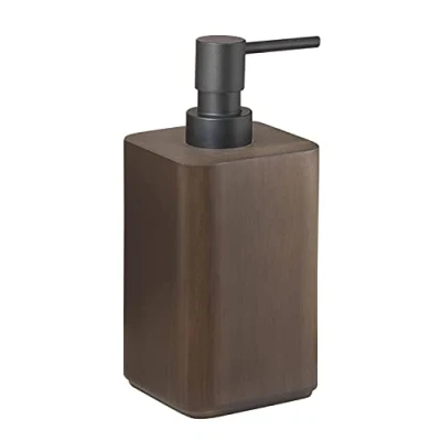 Image of Gedy Dafne Dispenser, Bamboo, Walnut, 8 x 18.5 cm