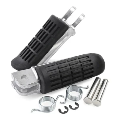 Image of For Hon&amp;da XL125V XL1000V Varadero 125 1000 NTV650 NTV600 CB500F CB500X Motorcycle Driver Footrest Rubber Foot Pegs Front Footpegs