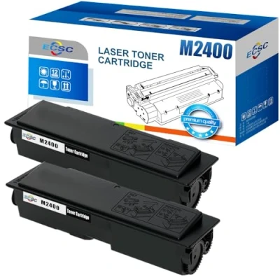 Image of ECSC Toner Cartridge For Printer, Compatible With Epson Aculaser M2400D M2400DN M2400DT M2400DTN M2400 (Black, 2 Pack)