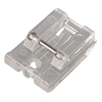Image of Jopto Invisible, Concealed Clear Zip, Zipper Foot with Tail Snap On, Compatible for Brother, Janome, New Singer Domestic Sewing Machines