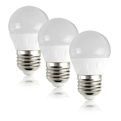 Image of MiniSun Pack of 3 4w LED ES E27 Golfball Energy Saving Long Life Light Bulbs [2700K Warm White]