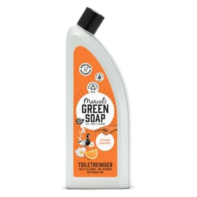 Image of Marcel&#039;s Green Soap Toilet Cleaner Orange &amp; Jasmine Kill bacteria and leave a fresh scent without bleach 100% Eco friendly Vegan 97% Biodegradable 750 ML
