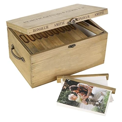 Image of Dibor Photo Album Storage Box 6x4 Picture Holds 192 Pictures (CF43)
