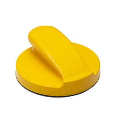 Image of Glass Polish 5 inch (125mm) Hand Sanding Block for Hook &amp; Loop Grip Abrasive Discs GP15903