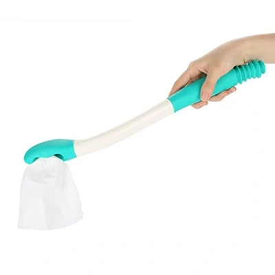 Image of Bottom Bum Wiper, Long Handle Reach Comfort Wiper Holder Toilet Paper Tissue Grip Self Wipe Aid Helper for Hygiene More Easy