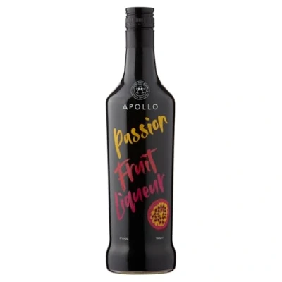 Image of Apollo Passion Fruit Liqueur, for Passionfruit Cocktails &amp; Pornstar Martini, Artisan Real Flavoured Liquor, 17% Alcohol Drink, Classic Cocktail Ingredient Natural Flavour Home Bar, 70cl