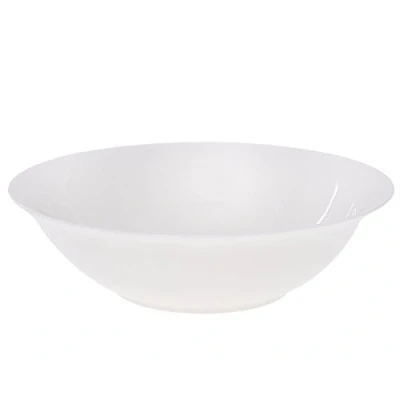 Image of Buttercup China 9 Inch Fine Bone Plain Bowl Set of 6