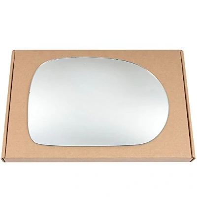 Image of Less4spares Wing Mirror Glass Right Compatible with Kia Sedona Carnival 2003 2006 STICK ON Driver Off Side Convex