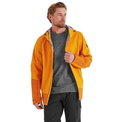 Image of TOG24 Waterproof jacket, Men&#039;s, Size: Medium, Tangerine