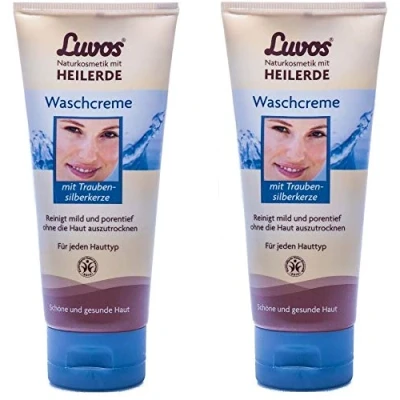 Image of Luvos Wash cream (pack of 2) cleans the skin particularly gently (2 x 100 ml)