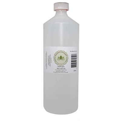 Image of Food Grade Hydrogen Peroxide 6% 1000ml Pure Unstabilized H2O2 (H O H) in HDPE Bottle