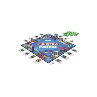 Image of MONOPOLY E6603447 Fortnite French Version Board Game, Nee