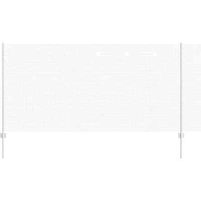Image of vidaXL Welded Wire Fence with 44 U Posts Silver 1.2x50 m Steel