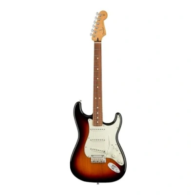 Image of Fender Player Stratocaster SSS Electric Guitar, 3 Color Sunburst, Pau Ferro Fingerboard