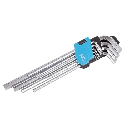 Image of 9pc Chrome Vanadium Long Hex Key Set By Pro User