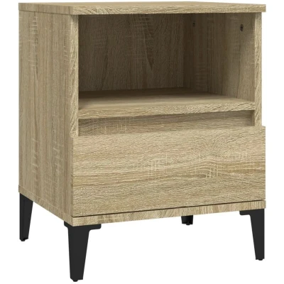 Image of vidaXL Bedside Cabinet Sonoma Oak 40x35x50 cm