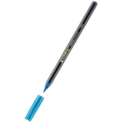 Image of edding 1340 brush pen azure blue box of 10 flexible tip felt for painting, writing and drawing bullet journals, hand lettering, mandalas, calligraphy