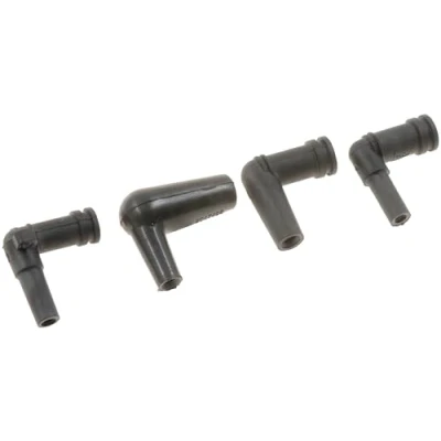 Image of Dorman 47431 Soft Elbow Vacuum Tubing Connector Assortment, 4 Piece Universal Fit, Black