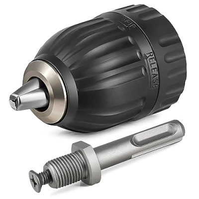 Image of S&amp;R Keyless SDS Drill Chuck 2 13mm 1/2 20 UNF with Adapter Plus