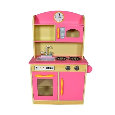 Image of Teamson Kids Bubble Gum Deluxe Kitchen TD 11412P