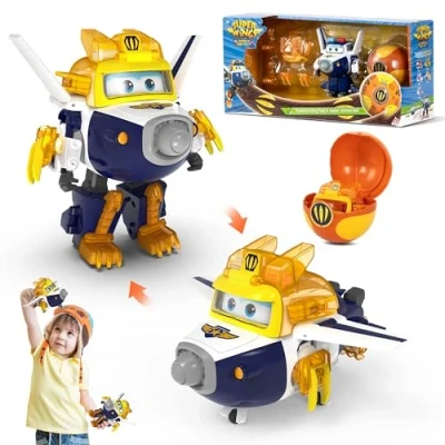 Image of Super Wings EU760965 Iron Paul Robot, Multicolored
