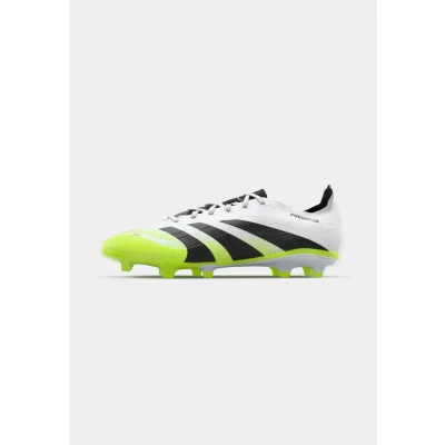 Image of adidas Unisex Predator League Firm Multi Ground Football Boots, Cloud White/Core Black/Lucid Lemon, 7.5 UK
