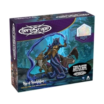 Image of Renegade Game Studios Heroscape: Battle for Wellspring Box Miniatures Ages 14+ 2+ Players 60+ Minutes Playing Time