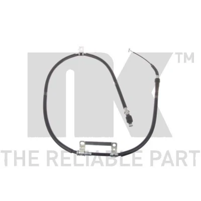 Image of 0K2A244410E, 0K2A244410F, 0K2FX44410, 0K2FX44410DS Brake Cable NK 903511 1658/1390mm Disc KIA: CARENS 2