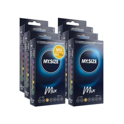 Image of My.Size Mix Condoms Size 3, 53 mm, Value Pack, Contains 60 Pieces