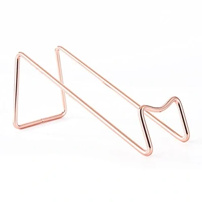 Image of ARFUKA Countertop Wine Rack Tabletop Holder Freestanding Stainless Steel Stand Bottle Perfect Gifts for Lovers Rosegold