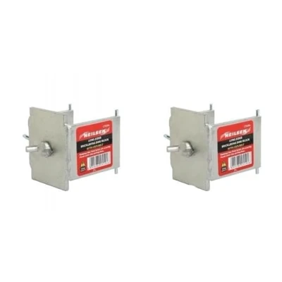 Image of DORI Block with Lock Bolt X 2 PCS for 50MM 50.8mm Long Sided Profile Poles Bricklaying