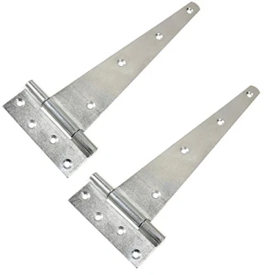 Image of 2X Heavy Duty Galvanised Tee Hinges 250mm