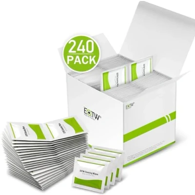 Image of Screen Wipes Individually Wrapped,EOTW 240 Computer Cleaner Wipes, Cleaning for Monitor/Laptop/iPad/Mobile Phone/LCD TV/Tablet PC/Keyboard Kit