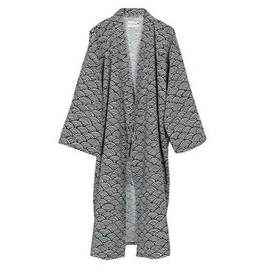 Image of Fancy Pumpkin Men&#039;s Yukata Robes Kimono Robe Pajamas, Navy192m, M