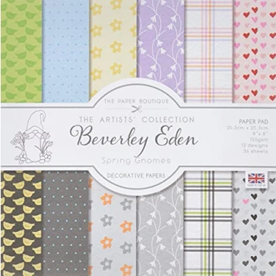 Image of The Paper Boutique Spring Gnomes Pad, 8 x inches