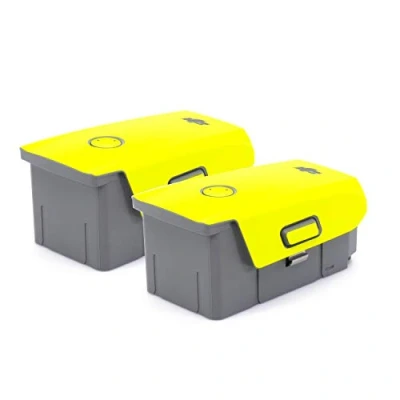 Image of Wrapgrade Skin compatible with DJI Mavic Air 2 &amp; 2S Batteries (NEON YELLOW)