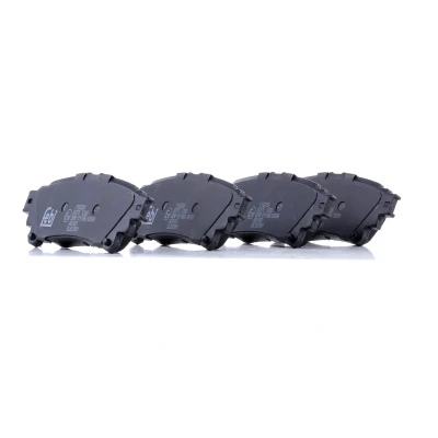 Image of 272401, 274335, 30648385, 30648387, 31262503 Brake pad set FEBI BILSTEIN 16359 Front Axle excl. wear warning contact with piston clip VOLVO: V70 2