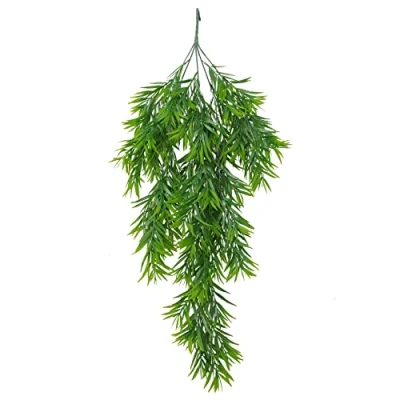 Image of Leaf Design Artificial Hanging Plants