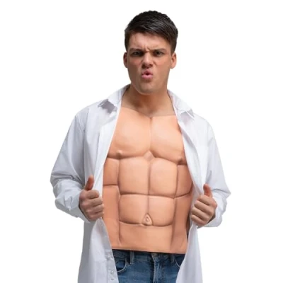 Image of Wicked Costumes Instant Muscle Man 3D Foam Fancy Dress Accessory