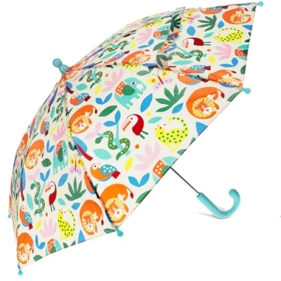 Image of Rex London Children&#039;s Push Up Umbrella Wild Wonders