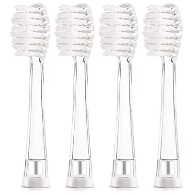 Image of Seago SG977 SGEK6 Replacement Toothbrush Heads Kids Electric Brushes 4 Per Soft Bristles Big Brush
